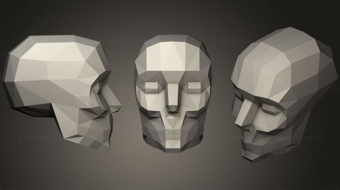 Anatomy of skeletons and skulls (Human Head Base, ANTM_0697) 3D models for cnc